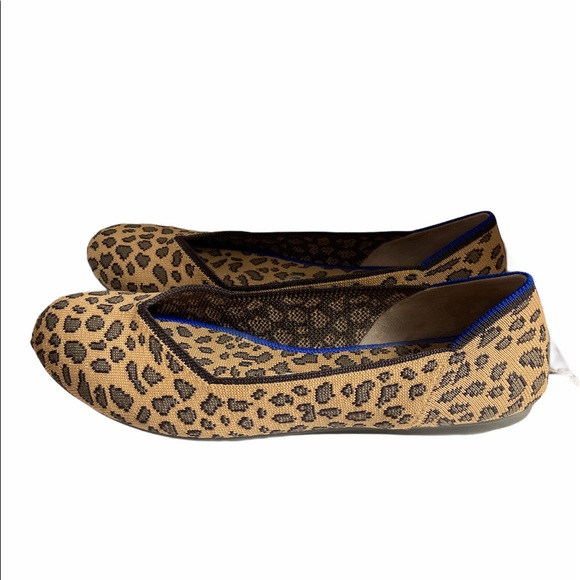Rothy’s The Flat Spotted/Leopard Print/red stripe - Picture 2 of 6